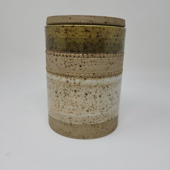 Vintage Denby Potter's Wheel Canister with Lid - Picture 1 of 7